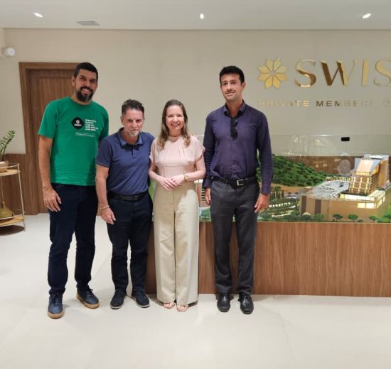 ACIBALC realiza visita institucional ao Swiss Group em Balneário Camboriú